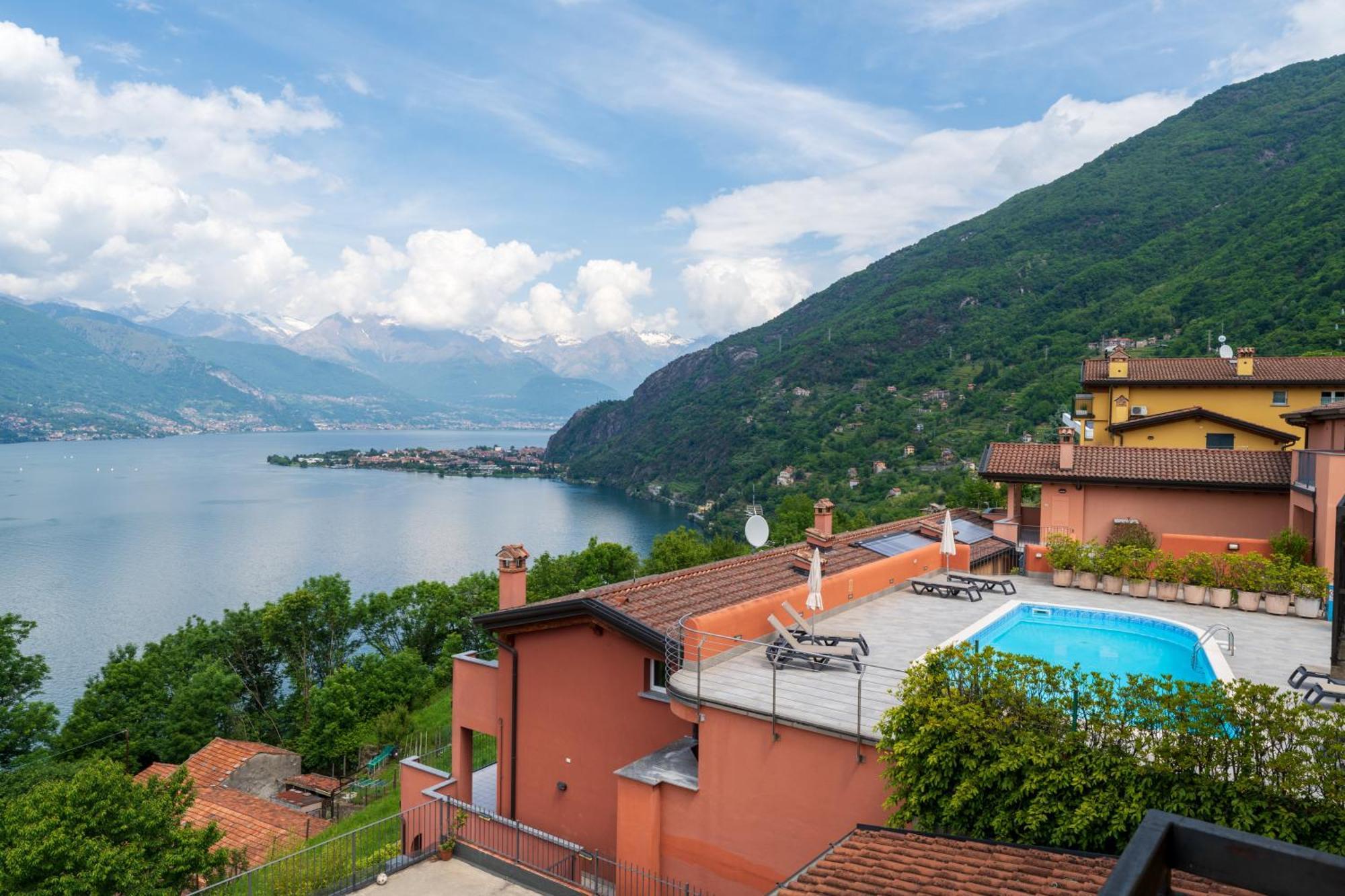 Stunning Apartment- Terrace And Swimming Pool Bellano Exterior photo